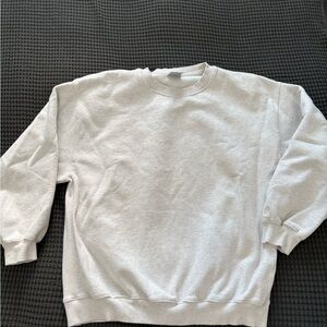 TNA Men's Crewneck Sweater in Light Gray